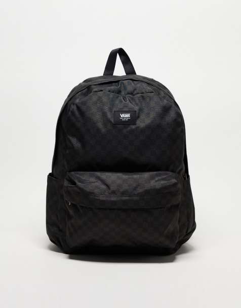Vans Old Skool check backpack in black - view 1