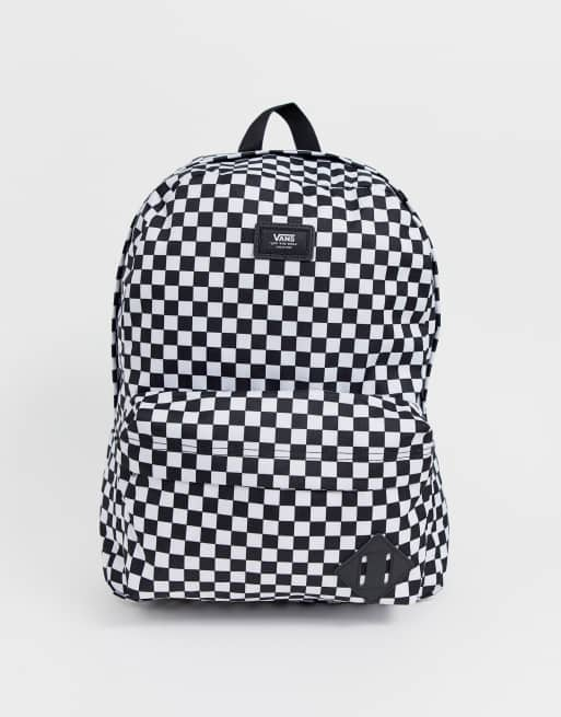 Vans old skool checkered hot sale backpack