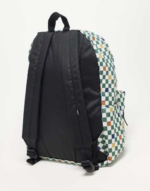 Rainbow Checkerboard Old Skool Checkerboard Backpack VANS Old