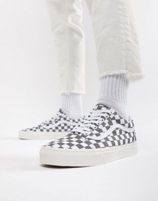 Ploeg nadering circulatie Vans Old Skool checkerboard sneakers in gray VN0A38G1U531 | ASOS