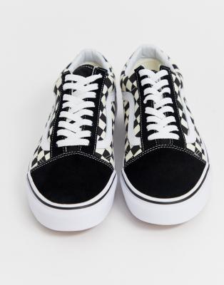 womens checkerboard vans old skool