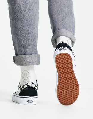 vans checkered trainers