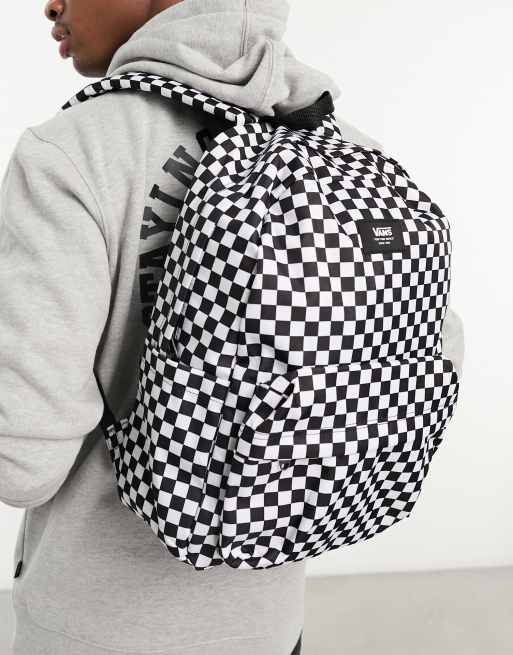 Luxe Checkered Mini Backpack