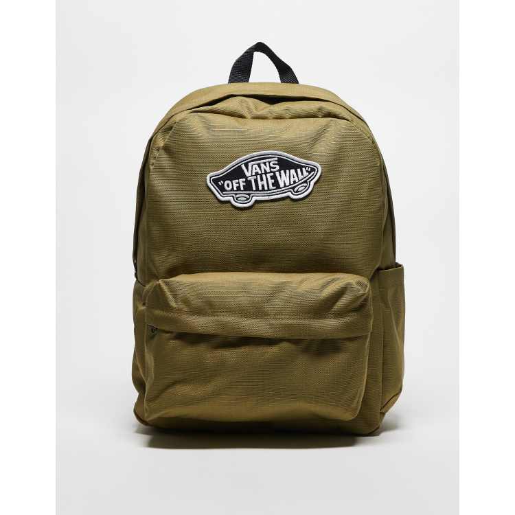 Vans old skool classic backpack in olive green ASOS