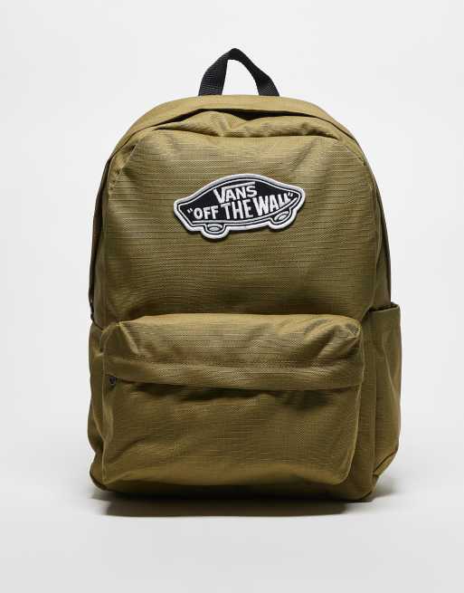 Vans old skool classic backpack in olive green