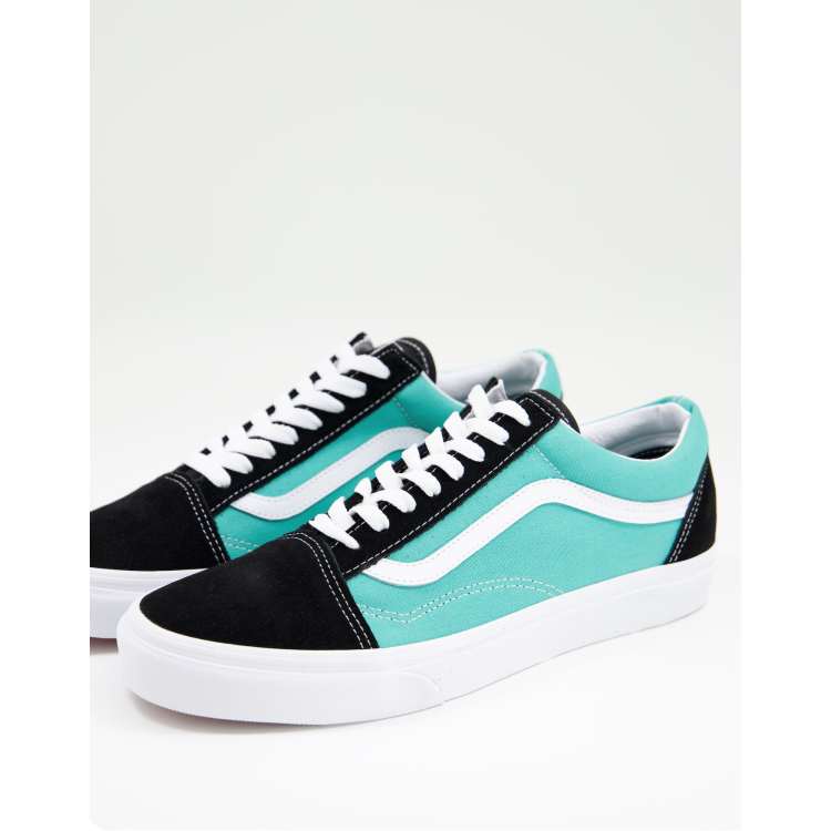 Vans verde 2024 agua old skool