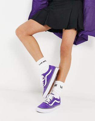 Purple vans hot sale outfit