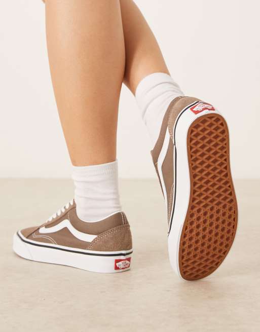 Vans Old Skool color theory sneakers in walnut brown
