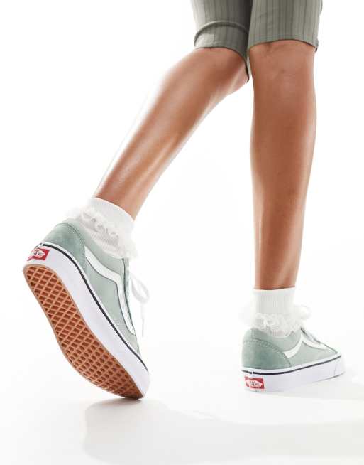Vans Old Skool Colour Theory Sneaker in Grun ASOS