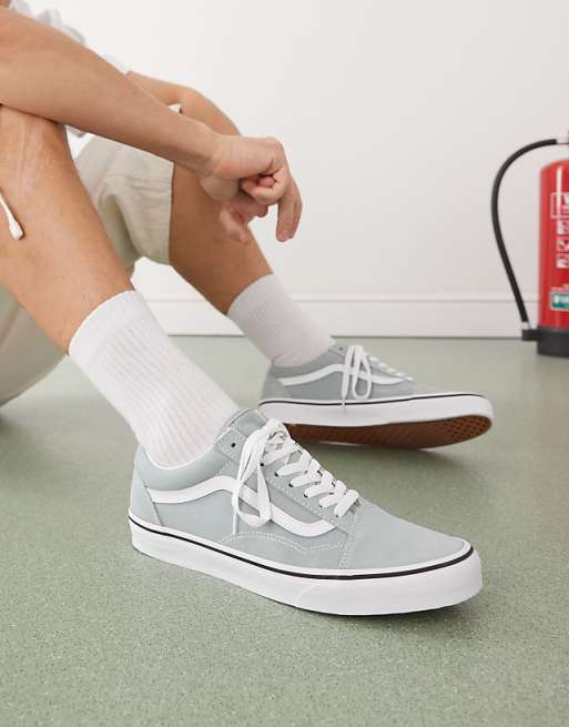 Vans Old Skool colour theory trainers in light grey ASOS