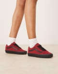 [Vans] Vans Old Skool Creeper sneakers in burgundy and red 42.5 BURGUNDY