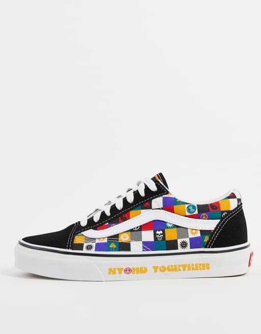 Vans Old Skool Doodle trainers in multi black