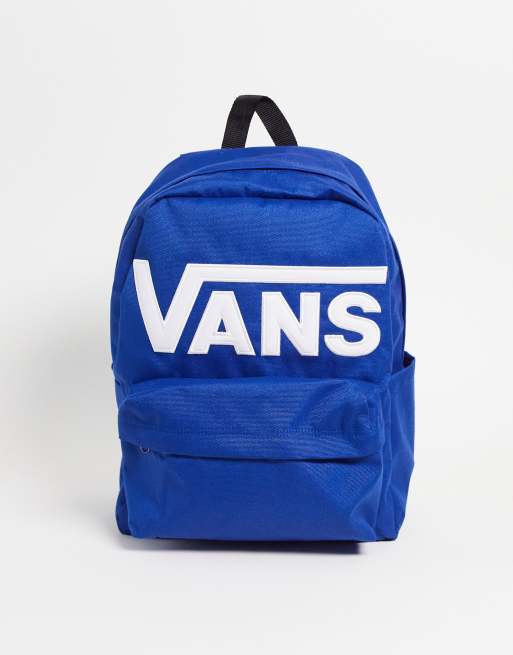 Vans Old Skool Drop V backpack in blue 