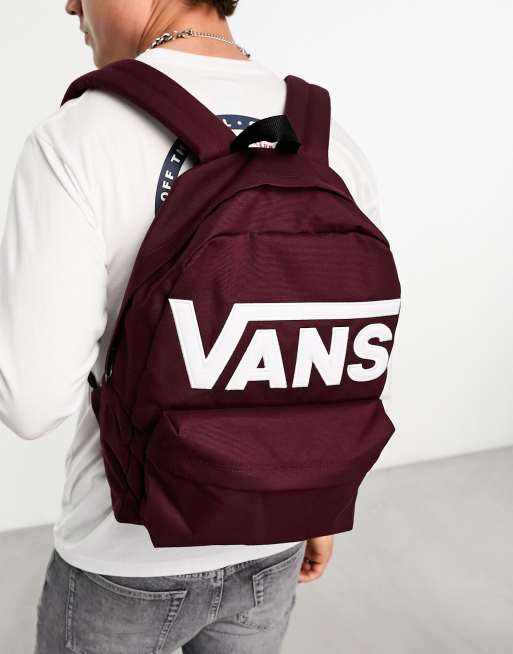 Vans hotsell burgundy backpack