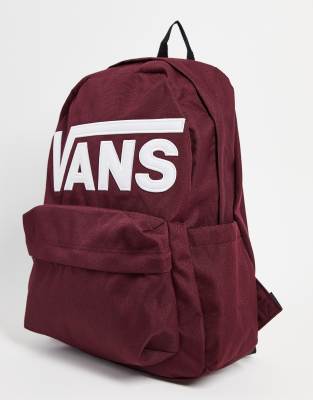 maroon vans backpack