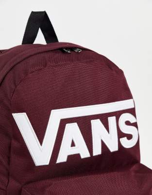 maroon vans backpack