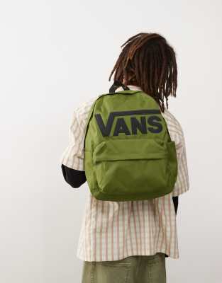 Vans old skool drop v backpack in mid green