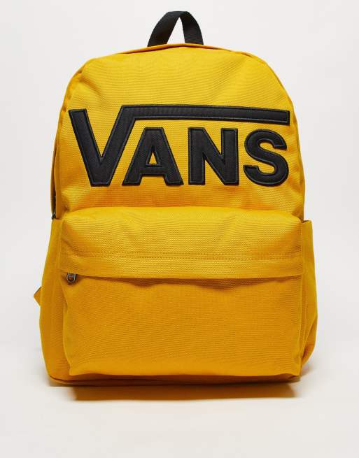 Vans skooled backpack outlet blue red yellow