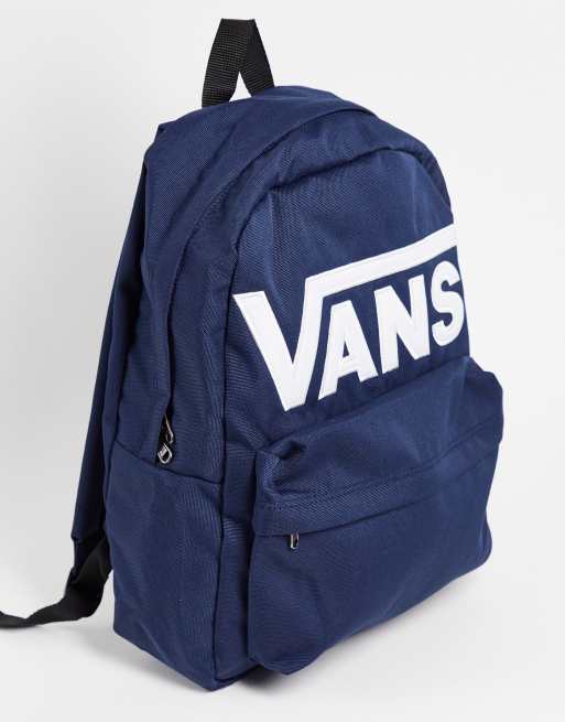 Vans navy outlet backpack