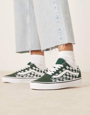  Old Skool EK knitted upper trainers  checkerboard