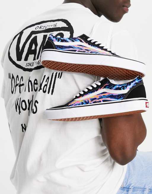 Vans old outlet skool flame original