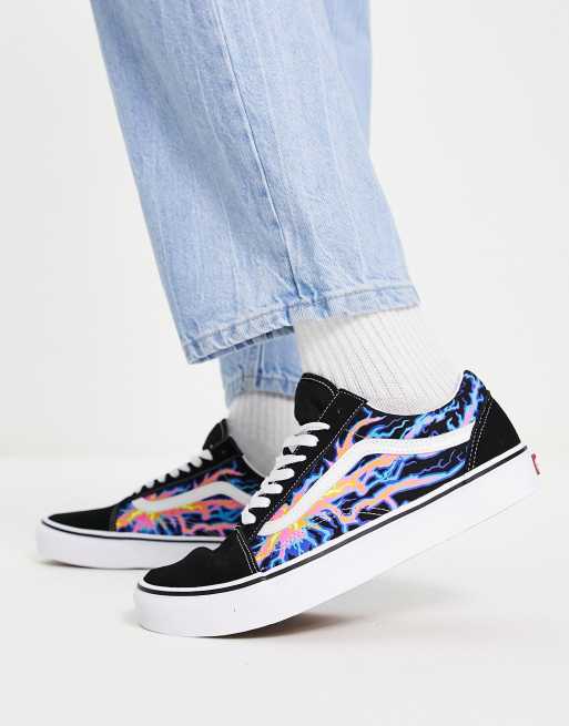 Vans Old Skool Electric flame trainers in multi | ASOS