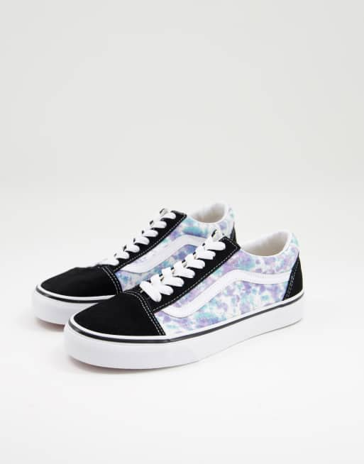 Tie dye hot sale vans purple