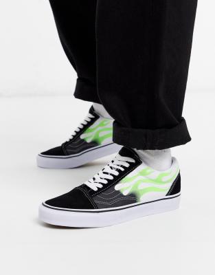 asos vans flame