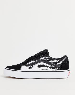 vans white flame