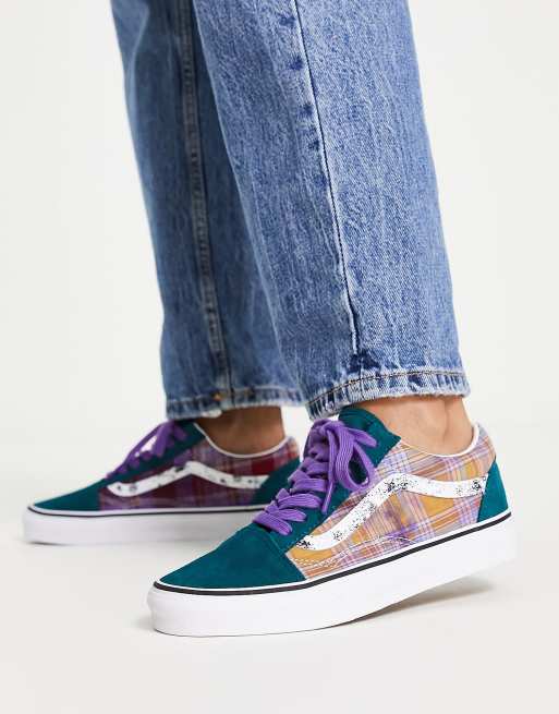Vans – Old Skool – Flerfärgade, blockfärgade sneakers 