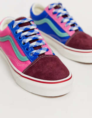 color block old skool vans