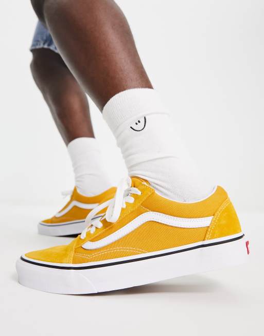 Vans old skool on sale amarillas