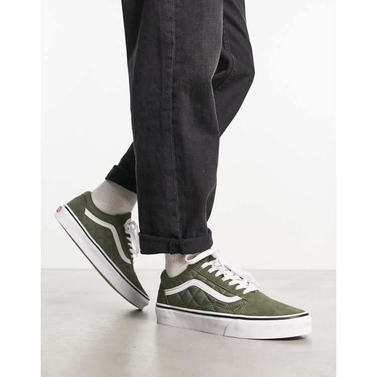 Vans old 2024 skool platform kaki