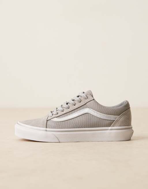 Vans – Old Skool – Grå sneakers med metalliska detaljer, 2 av 5