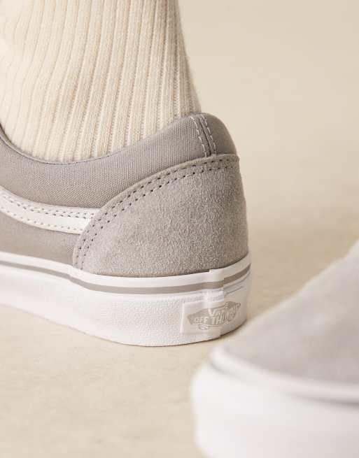Vans – Old Skool – Grå sneakers med metalliska detaljer, 3 av 5