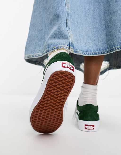 Vans Old Skool - Grønne sneakers i ruskind, 2 af 4