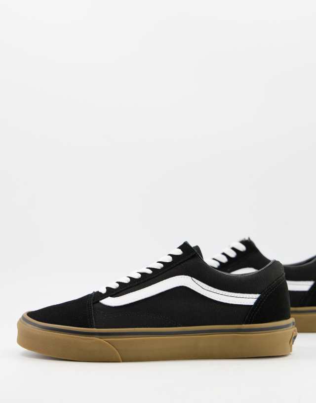 Vans Old Skool Gum Sole sneakers in black