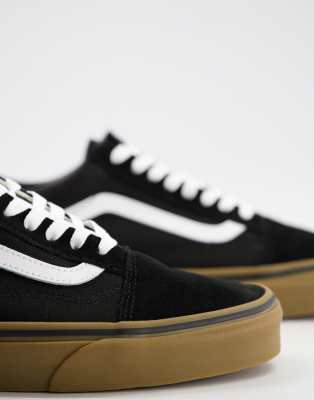 white vans rubber sole