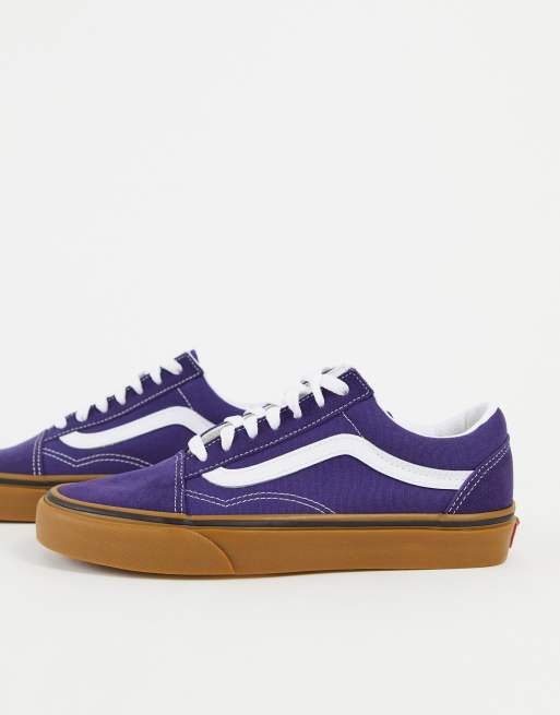 Vans old skool outlet gum sole navy