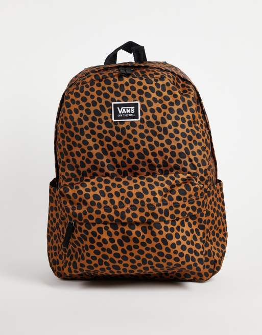 Vans – Old Skool H20 – Leopardmönstrad ryggsäck