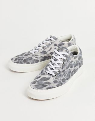 Vans Old Skool Hairy Suede leopard sneakers in grey - ASOS Price Checker