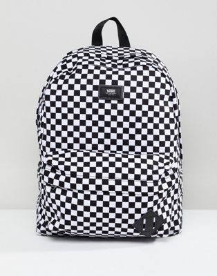 vans old skool ii checkerboard backpack