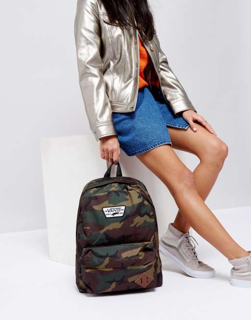 Vans old skool shop ii classic camo backpack