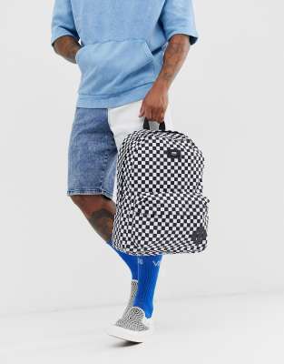 vans old skool iii backpack in checkerboard