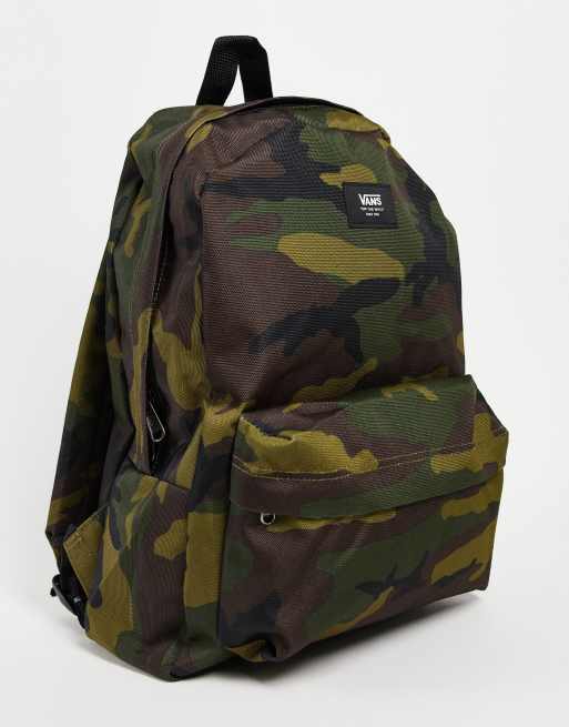 Vans store camo rucksack