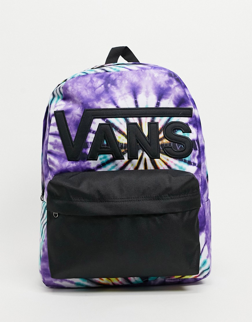 Vans Old Skool III backpack in purple tie dye