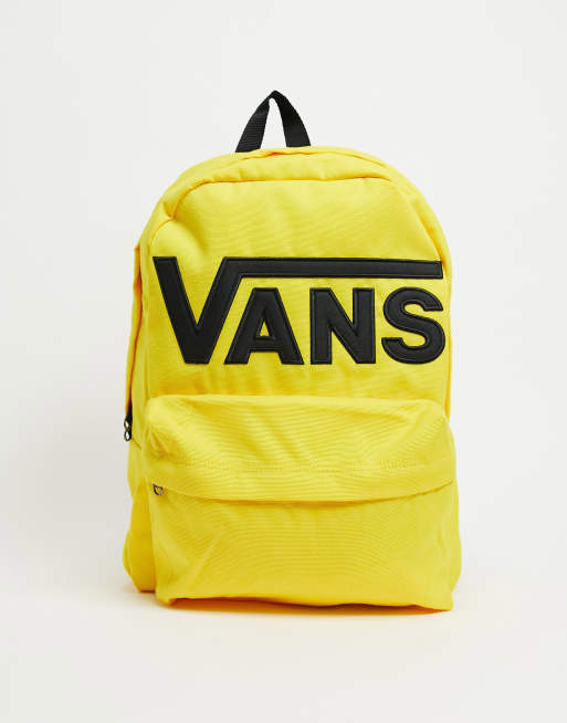 vans yellow backpack