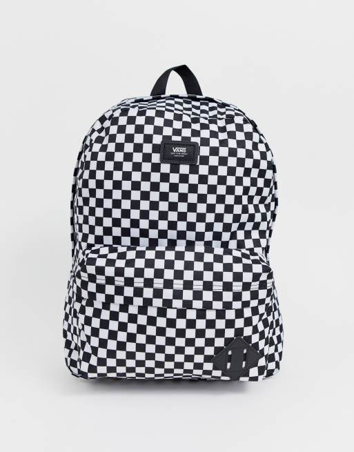 Vans Old Skool III Backpack mit Schachbrettmuster in Schwarz