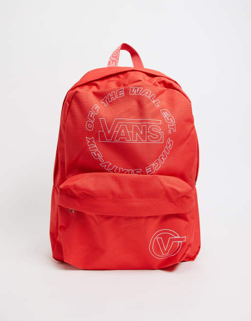 Sac a dos store vans old skool rouge