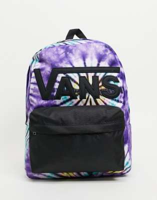 vans tie dye backpack uk